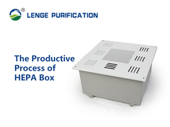 সম্পূর্ণ ঢালাই সহ 695 × 695 × 250 স্টেইনলেস স্টিল HEPA বক্স